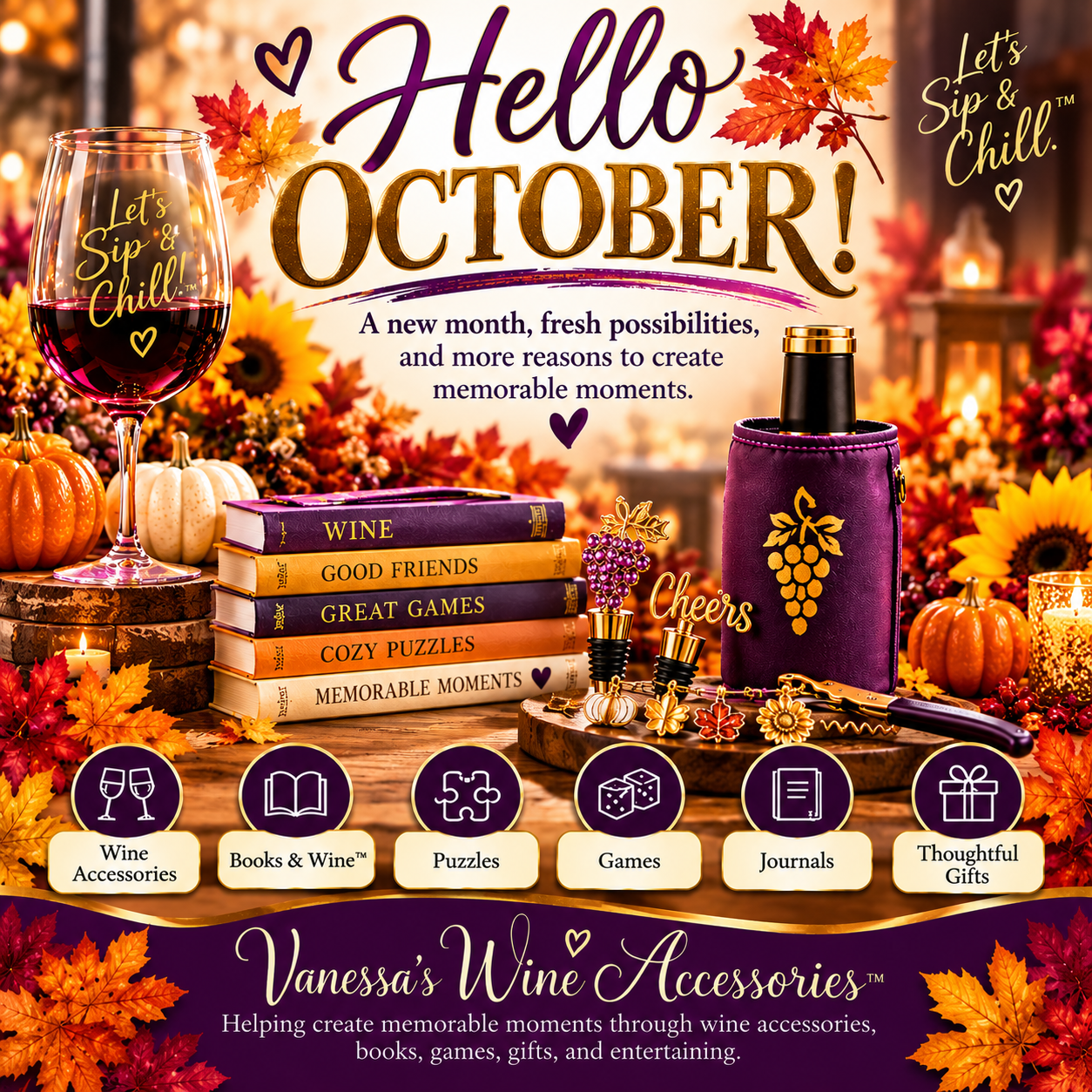Hello October! Cozy Gatherings, Fall Favorites & Memorable Moments 🍂